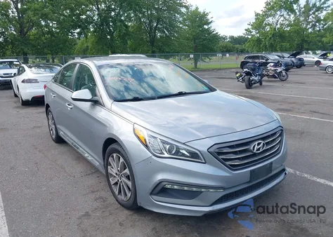 2017 Hyundai Sonata Sport из США, поврежденный, VIN 5NPE34AF8HH444782